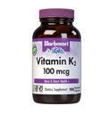 Bluebonnet Nutrition Vitamin K2 Supplement 100 mcg Daily Vit K2 MK7 Heart Health & Bone Vitaminer for kvinder & mænd * - Vegan, non-GMO, Dairy-Free, Gluten- Free Vit K - 100 Vegetabilske kapsler