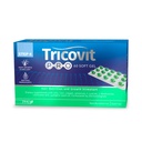 Tricovit Pro Hårvækst Supplement - Hårtab behandlinger for kvinder & mænd udviklet af Dermatologists - Indeholder DHT blockers, Aminosyrer & vitaminer til at fremme celleregeneration (60 Softels)