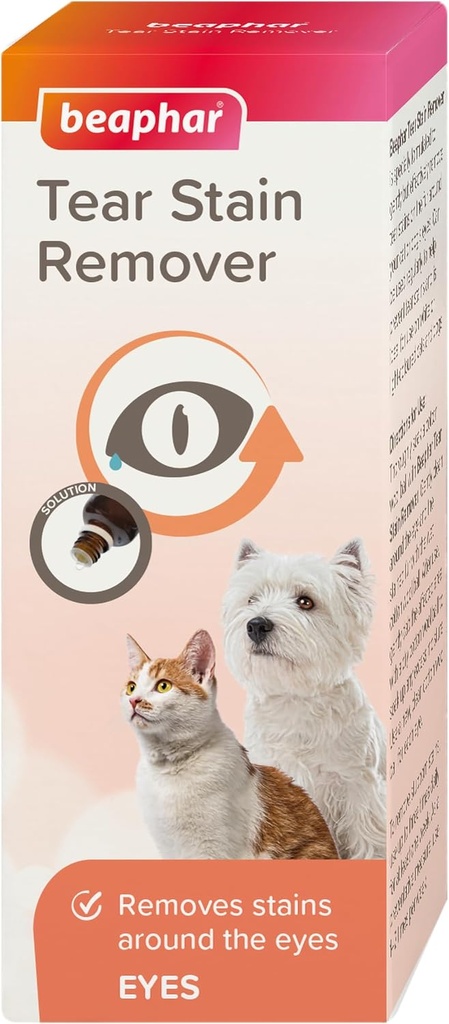 Sherley Tear Stain Remover 50 ml til katte og hunde fra Melian