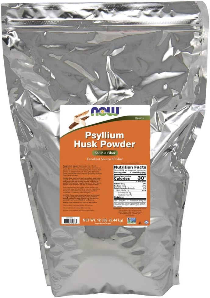 NU Psyllium Husk Powder, 12-pund