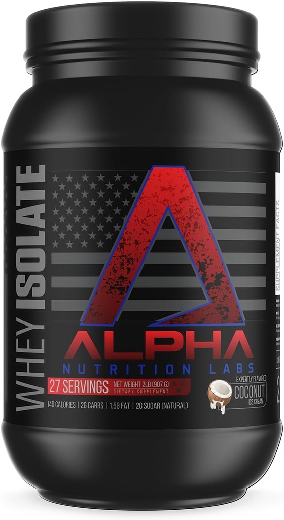 Valleisolat protein pulver - kokos is flavor, 28g protein, protein kilde, lav Carb, Classic Specialty