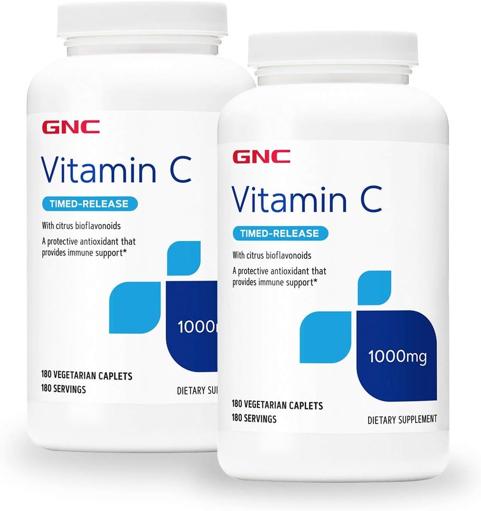 GNC-vitamin C tids- release 1000 mg - Twin Pack