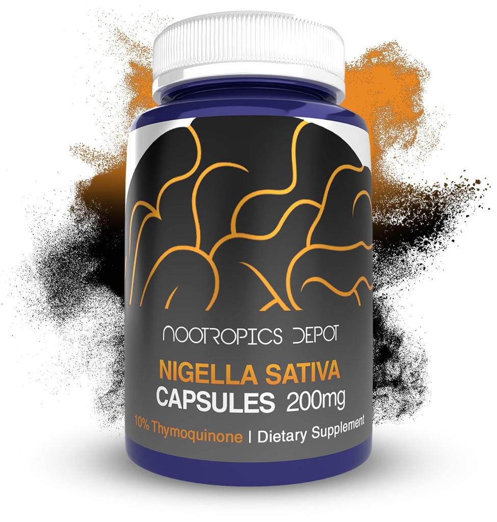 Nootropics Depot Nigella Sativa Extract Kapslerne er 124; 200mg