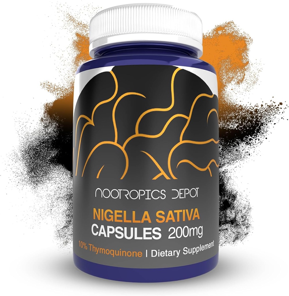 Nootropics Depot Nigella Sativa Extract Kapslerne er 124; 200mg