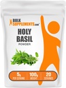 Bulkadditions.com Holy Basil Powder - Holy Basil Supplement, Holy Basil Leaf Powder - Tulsi Holy Basil, Herbal & Gluten Free, 5g per Serving, 100g (3,5 oz) (Pack of 1)