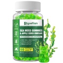 Sea Moss Gummies - 60 Count - Made with Natural Apple Flavor - Seamoss Supplement for Energy, Immune Support - Formulated Bladderwrack & Burdock Root - Vegan, Non-GMO Irish Moss Gummy