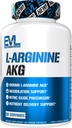 Evolution L- Arginin AKG - Vasodilation & Nutrient Support - Nitrooxide Precursor - 1000mg L- Arginin AKG - Gluten Free & Non- GMO - Kosttilskud - 60 Servering - 120 Veggie kapsler