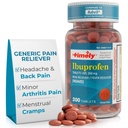 TIME-CAP LABS, INC. Tidligt Ibuprofen 200 mg 200 tabletter - (NSAID) Smerte Relief piller for hovedpine, menstruationssmerter, tandakker, muskelsmerter, arthritis smerter, legemsache