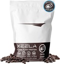 XEELA Plant Based Vegan Protein Powder - Uafhængigt testet - 25g High Protein, Pea Protein for Mænd & Kvinder - Vitamin & Min, Ikke GMO, Dairy & Gluten Free, LowCarb & LowFat (Java Chip)