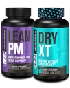 Jacked Factory Lean PM Night Time Fat Burner, Sleep Aid Supplement, & Appetite Suppressant (60 kapsler) & Dry- XT Water Weight Loss Diurectic Pills (60 kapsler)