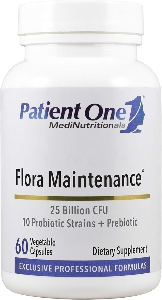 Patient 1 Flora Vedligeholdelse af 124; Probiotisk supplement til støtte Balanceret Intestinal Flora *