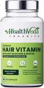 Generisk Organics Advance Hår Vitamin med DHT Blocker & Biotin Measures 124; Klinisk beviste hårvitaminer til mænd og kvinder - 60 Veg kapsler