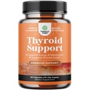 Herbal Thyroid Support Complex - Potent Kelp Jod supplement med L Tyrosine, Bladerwrack, Selenium & Pure Ashwagandha til Hormone Balance - Mood & Energy Diætpiller - 60 kapsler