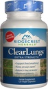 RidgeCrest Clearlungs Extra Strength, Homeo / Herbal Decongestant, 120 Veg Kapsler
