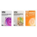 Veru Wellness Hormonal Balance Patch for Women Competite Bundle - Myo-Inositol & D-Chiro, Ashwagandha, B12 Energy - PMS Relief, Mensural Support, Mood Stress og Energy (2 Måned)