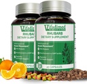Rabarb- Herbal Forstoppelse Support, Gut Motilitet Supplement, Gentle Non- Laxative, Natural Afføring blødgørere, Bloating & Gas Relief, Daglig tarmbevægelse, Herbal Poop piller, 90 Kapsler