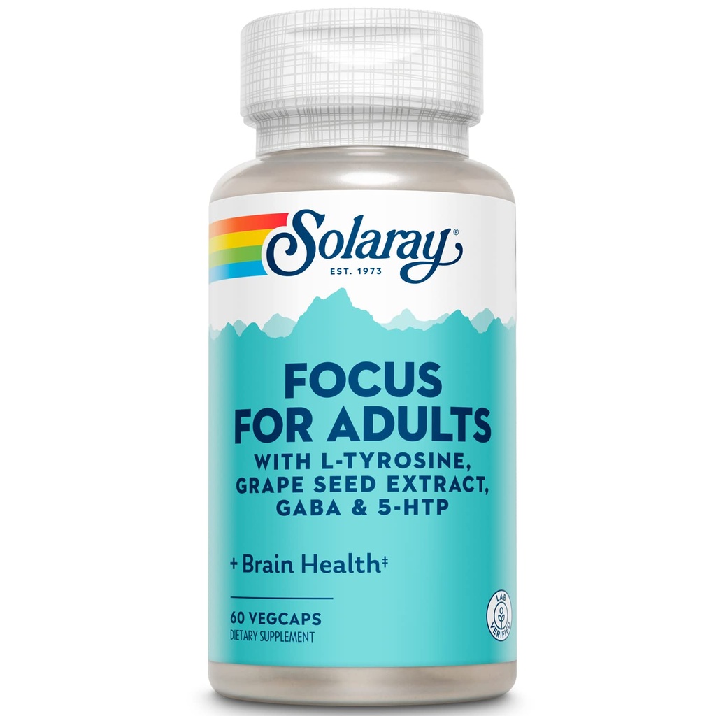 SOLARAY - fokus for voksne; 124; 60 kapsler