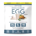 Designer Wellness, Designer Egg, Natural Egg Yolk & Egg White Protein Powder, Keto og Paleo Friendly, Low Calorie, Mindre fedt og Cholesterol, Classic Vanilla, 12,4 Ounce