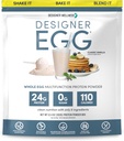 Designer Wellness, Designer Egg, Natural Egg Yolk & Egg White Protein Powder, Keto og Paleo Friendly, Low Calorie, Mindre fedt og Cholesterol, Classic Vanilla, 12,4 Ounce
