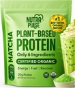 Vegansk protein pulver - 20g økologisk plantbaseret protein - lav carb, Gluten- fri, soy- fri, Dairy- fri - ingen sukker, ingen kunstige sødestoffer - smoothie, bagning & madlavning Friendly - 1 pakke