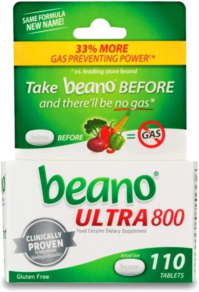 beano174; Food Enzyme Kosttilskud - 110ct