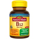 Nature Made Vitamin B12 500 mcg, Kosttilskud til energi Metabolisme Support, 200 tabletter, 200 dages forsyning