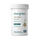 True Grace One Daily Probiotic - 60 vegetariske kapsler - 90 Millioner CFU - Gut, fordøjelses og immunforsvar support blend med Prebiotic Fiber - Gluten & Soy Free - 60 Servere