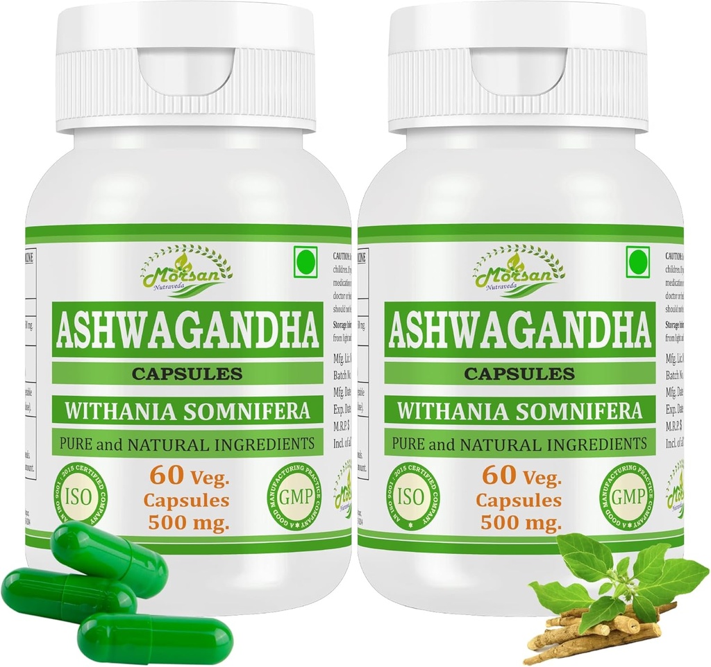 Ashwagandha (Witania Somnifera) Kapsler til mænd og kvinder