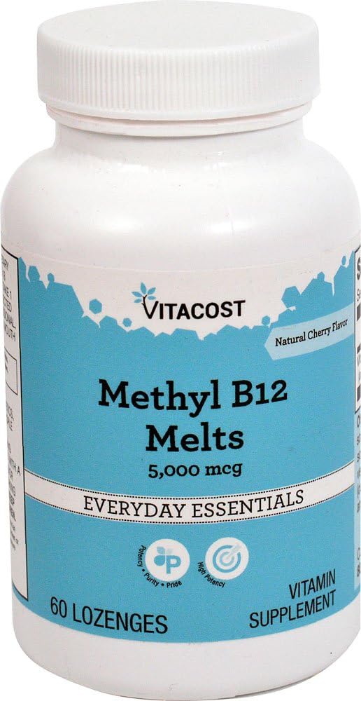 Vitacost Methyl B- 12 Sublingual - 5000 mcg - 60 Lozenges
