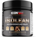 Isolean Whey Protein Isolate Powder, Vanilla, Chocolate, Strawberry, Cookies & Cream, Saltet Caramel, Chokolade Peanut Butter, 1 Pound (Chocolate Peanut Butter)