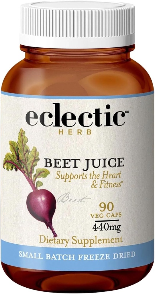 Økologisk urt Premium Raw Freeze- Tørret Økologisk Beet Juice Kapsler