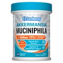 Akkermansia Probiotisk GLP-1, 1 billion TFU, Akkermansia Muciniphila med Prebiotic Inulin Fiber, Gut Sundhed for mænd og kvinder, Vegan, Non- GMO, 30 Caps