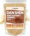 XPRS Nutra Dan Shen Root Extract Powder 10: 1- Premium Dan Shen (Red Sage) Koncentreret pulver - Vegan Friendly Danshen (16 oz)