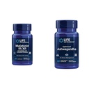 Life Extension Melatonin IR / XR & optimeret Ashwagandha - Sove, Stress Relief, Fokus, Hukommelse - 60 Kapsler