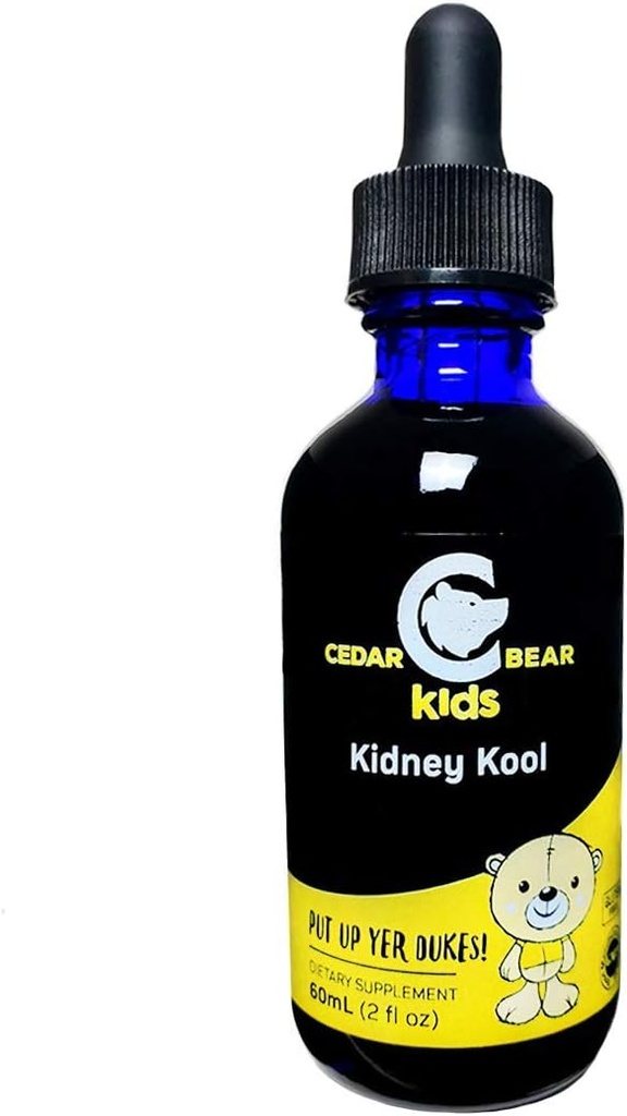 Cedar Bear Nyre Kool til børn - Lindser, og understøtter urinsystem 2 FL Oz