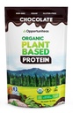 Opportuniteas Organic Plant Protein Powder, 20g Vegan Protein fra Pea, Pumpkin, og Rice, Ingen sukker, non-GMO, Glutenfri, Cremet chokolade, 1 LB