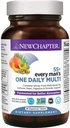 Nyt kapitel Multivitamin til mænd 50 Plus - Hver mands en daglig 55 + med gæret Probiotika + hele fødevarer + Astaxanthin + Økologiske nonGMO ingredienser - 90 ct