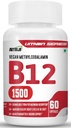 B12- vitamintilskud (60 kapsler)
