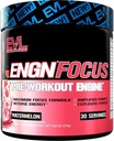 Evolution Nutrition ENGN Focus - Intensiv Pre- Workout med Creatin - Maksimal Focus Formel - Pre- Workout Powder for Lasting Energy - med Beta- Alanine & Koffein - 30 Servering - Watermelon