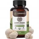 Longevity Botanicals Lions Mane Mushroom Extract Kapsler (240) - 124; Koncentreret 8: 1 Ratio - 124; 100% Fruiting Bodies - 124; Hericium Erinaceus Nootrop Supplement til Focus, Memory & Brain Support