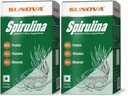 Spirulina kapsler - Nature 's own Superfood and Nutritional Supplement, Spirulina for Full Body Support - 60 kapsler (pakke med 2)