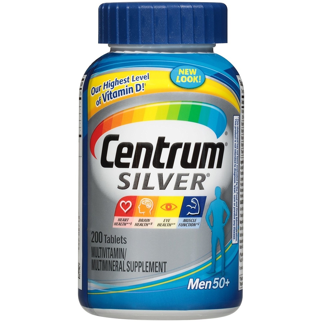 Centrum Men`s Ultra Silver Tab 200 Count (4 Pack)