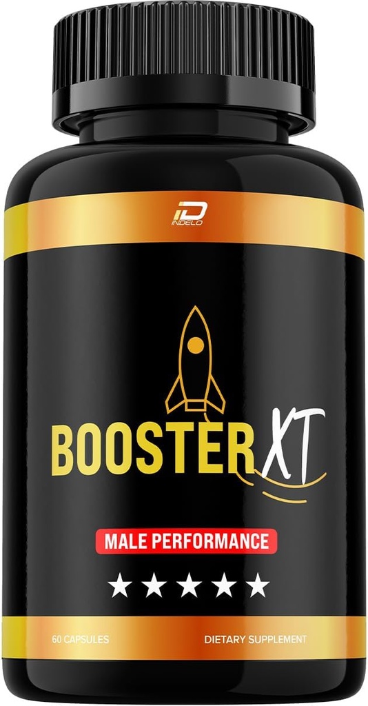 Booster XT for mænd kapsler, BoosterXT Vitamin Complex piller, Booster-XT Officiel Formel, Booster XT para Hombres Kosttilskud, All Natural Support Formel Anmeldelser (1 pakke - 60 Kapsler)