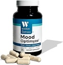 Visdom i Wellness Mood Optimyze - 90 Mood Support Kapsler - Lindrende Support - Mind, Sleep & Mood Support Pills - Gluten Free & Non GMO Wellness og Afslapning Supplement