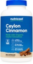 Nutricost Organic Cinnamon (Ceylon Cinnamon) 1. 200 mg Servering, 150 kapsler - Gluten fri, ikke-GMO
