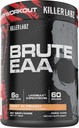 KILLER LABZ Brute EAA forgrenet kæde & Essential Amino Acids Note 124; 6g af Aminos til accelerere inddrivelse og Lean Mass Gains 60 Serveringer (Hvile i Peach)