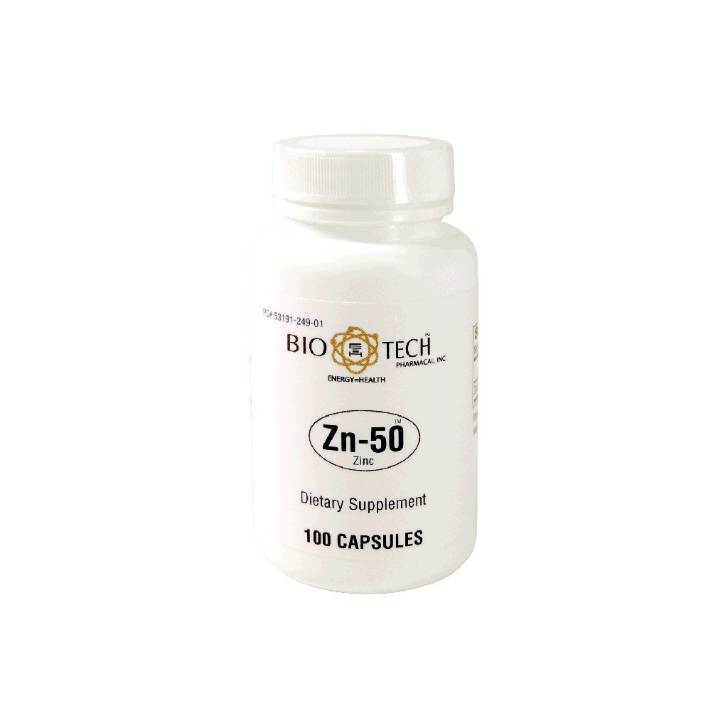 Bio- Tech - Zn- 50 Zinkgluconat 50 mg 100 caps