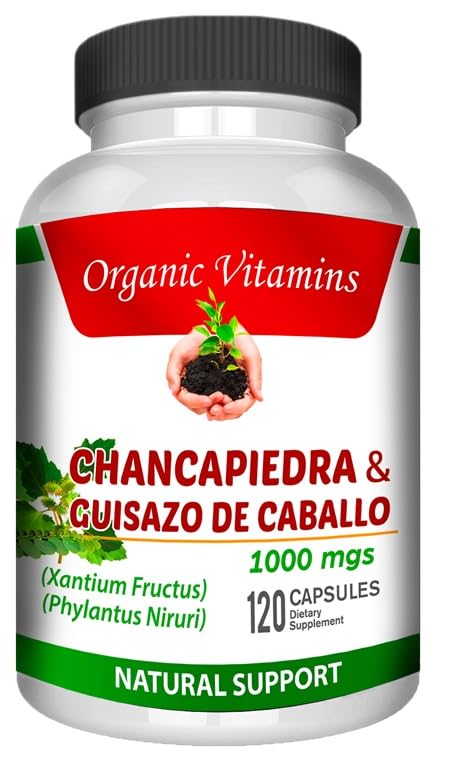 Guisazo de Caballo and Chancapiedra by Life Naturals 120 caps chanca Piedra Pure