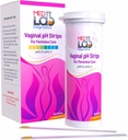 Vaginal ph Test Strips for Women (50 cnt). BV Bakterial Vaginose og Gær Infektion Test Strips. Feminin pH-test for vaginal sundhed, syre og alkalinitet. Strips i Sealed Pouches