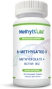 Methyl- Life B- Metyleret II, Pure Pharmaceutical Grade Professional Strength Active Folate og B12 (som Methylcobalamin, 3, 75 mg) - 3 Months Supply. Geder